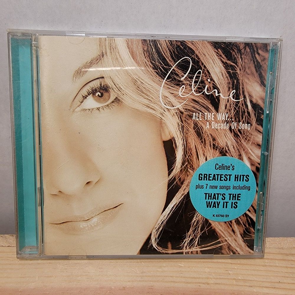 CD Celine Dion All The Way... A Decade Of Song
